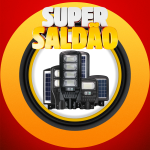 PROJETOR LED SOLAR 300W 6500K + PLACA C/C APOLLO