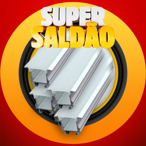 PERFIL P/ FITA LED EMB. PLUS (2419) 2 METROS CZ