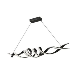 SYFLAR PENDENTE LED WAVE DUO 48W 3K/ 4K/ 6.5K PRETO