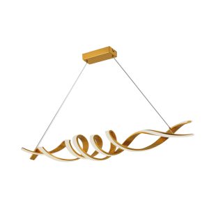 SYFLAR PENDENTE LED WAVE DUO 48W 3K/ 4K/ 6.5K DOURADO