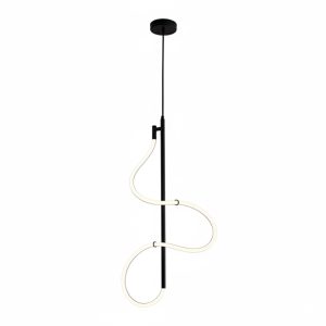 SYFLAR PENDENTE LED PRISMA 17W 3K/ 4K/ 6.5K PRETO