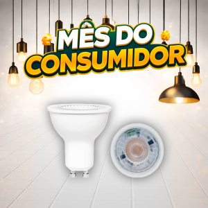 LAMP. MR-16 7W 3000K GU10 BIVOLT TOP LIGHT