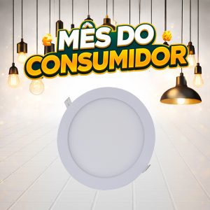 PAINEL ABS EMB RD Ø22 18W 6500K