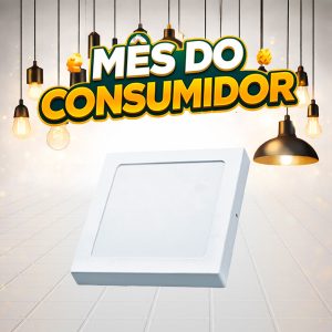 PAINEL ABS SOB QD 22X22 18W 6500K