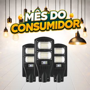 LUM. POSTE/PUBLICA SOLAR 100W 6500K + PLACA APOLLO