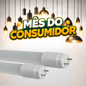 LAMP. TUBULAR LED T8 9W 600MM 6500K G13 BIVOLT TOP LIGHT