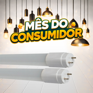 LAMP. TUBULAR LED T8 18W 1200MM 6500K G13 BIVOLT TOP LIGHT