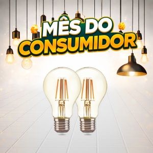 LAMP. FILAMENTO 4W A19/A60 E27 2200K BIVOLT APOLLO