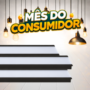 PERFIL P/ FITA LED EMB. SLIM (3010) 2 METROS PT APOLLO