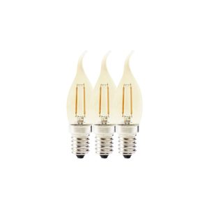 LAMP. FILAMENTO 4W VELA-BICO C35 E14 2200K BIVOLT APOLLO