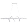 SYFLAR PENDENTE LED WAVE 36W 3K/ 4K/ 6.5K BRANCO RTP