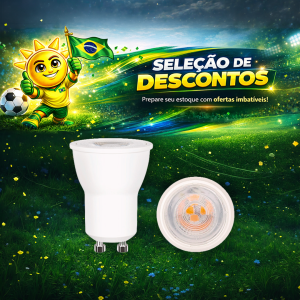 LAMP. MR-11 4,5W 4LED GU-10 3000K BIVOLT