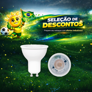 LAMP. MR-16 4,5W GU-10 6500K BIVOLT