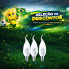 LAMP. VELA LED BICO CLARA CF37 4W E14 3000K
