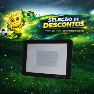 PROJETOR LED MINI C 100W TL100 6500K 0.3/ 10.5X7.5 TOP LIGHT