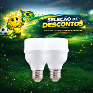 LAMP. BULBO LED T 20W 6500K E27 BIVOLT TOP LIGHT