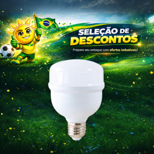 LAMP. BULBO LED T 30W 6500K E27 BIVOLT TOP LIGHT