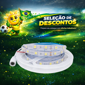 FITA LED 5050 60LEDS 3000K 5M 12V IP65 APOLLO