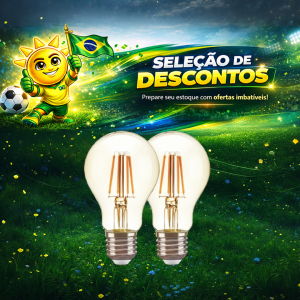 LAMP. FILAMENTO 4W A19/A60 E27 2200K BIVOLT APOLLO