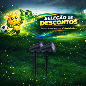 LUM. ESPETO P/ JARDIM 7W 3000K APOLLO