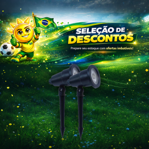 LUM. ESPETO P/ JARDIM 10W 3000K APOLLO