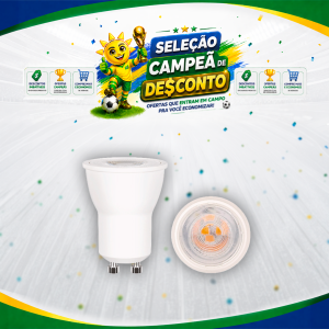 LAMP. MR-11 4,5W 4LED GU-10 4000K BIVOLT