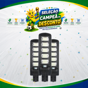LUM. POSTE/PUBLICA SOLAR 250W 6500K + PLACA APOLLO