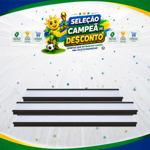 PERFIL P/ FITA LED EMB. SLIM (3010) 2 METROS PT APOLLO