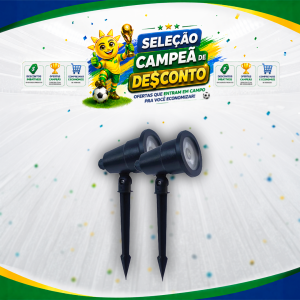 LUM. ESPETO P/ JARDIM 10W 3000K APOLLO