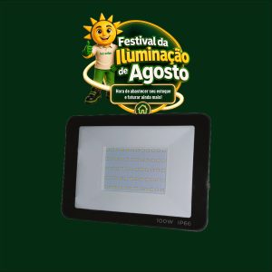 PROJETOR LED MINI C 100W TL100 6500K 0.3/ 10.5X7.5 TOP LIGHT