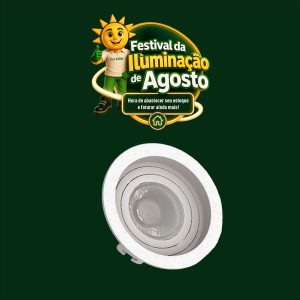 SPOT RECUADO PRIME MR16 Ø89MM RD BR IP20