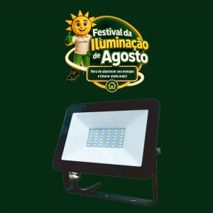 PROJETOR LED SLIM 200W 6500K 0.3/ 10.3X14.3 TOP LIGHT