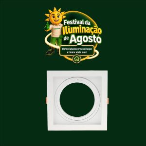 SPOT RECUADO P/ PAR 30 BRANCO APOLLO