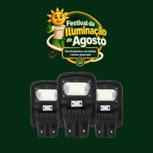 LUM. POSTE/PUBLICA SOLAR 50W 6500K + PLACA APOLLO