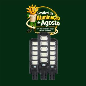 LUM. POSTE/PUBLICA SOLAR 250W 6500K + PLACA APOLLO
