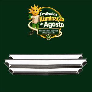 PERFIL P/ FITA LED EMB. SLIM (2307) 2 METROS PT APOLLO