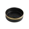 SZA CUBA 1128 PRETO FAIXA DOURADO 36-MBGL