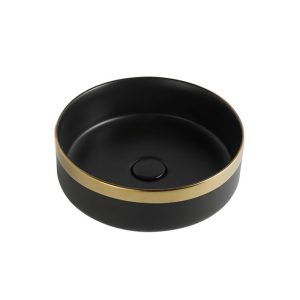 SZA CUBA 1128 PRETO FAIXA DOURADO 36-MBGL
