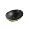 SZA CUBA BAN 1057MBGL - PRETO EX FAIXA DOURADO