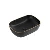 SZA CUBA 1023 PRETO BORDA DOURADO MBGL