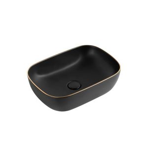 SZA CUBA 1023 PRETO BORDA DOURADO MBGL