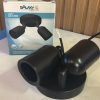 GALAXY SPOT SOBREPOR PRETO P/ 2 LAMPADA MR16 CANOPLA REDONDA