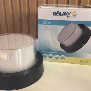 GALAXY ARANDELA IGLU REDONDA 12W 3000K IP65 BIVOLT