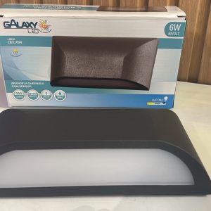 GALAXY ARANDELA QUEENIE III 6W 6500K IP65 BIVOLT C/SENSOR