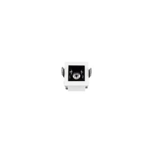 SPOT LED LINEAR EMBUTIR 3W 3000K BRANCO C/ PRETO