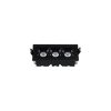 SPOT LED LINEAR EMBUTIR 6W 3000K PRETO