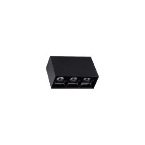 SPOT LED LINEAR SOBREPOR 6W 3000K PRETO