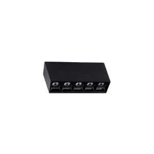 SPOT LED LINEAR SOBREPOR 10W 3000K PRETO