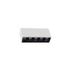 SPOT LED LINEAR SOBREPOR 10W 3000K BRANCO C/ PRETO