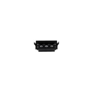 SPOT LED LINEAR EMBUTIR MOVEL 6W 3000K PRETO